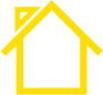 Yellow house icon